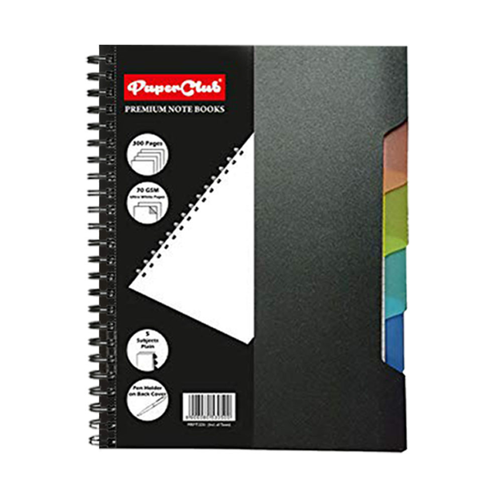 PaperClub 5-Sub NoteBook (B5-300pages) wiro binding notebook | wiro diary for office | New Year Diary | Non Dated Dairy | wiro diary for journal | wiro Diary B5 300 Pages Notebook | Just in Price 275 Rs.