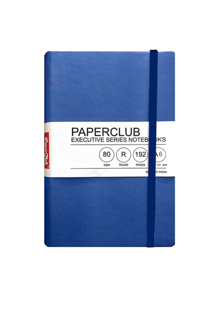 PaperClub Executive NoteBook | 53400 | 192 PAGES | RULED | SIZE : 90mm X 140mm - A6