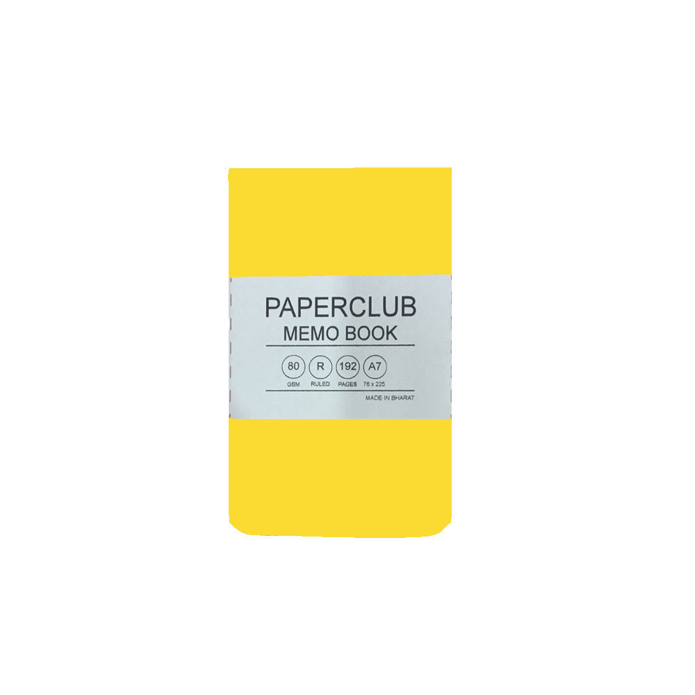 PaperClub Executive NoteBook | 53408 | 192 PAGES | RULED | SIZE : A7 - Pocket notebook | Memo Notebook