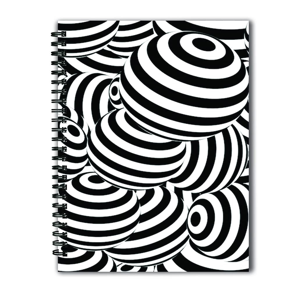 Paperclub Refreshing Notebooks Illusions | Economy Notebook 53150 (A6,92 Pages) Pack of 6Pcs