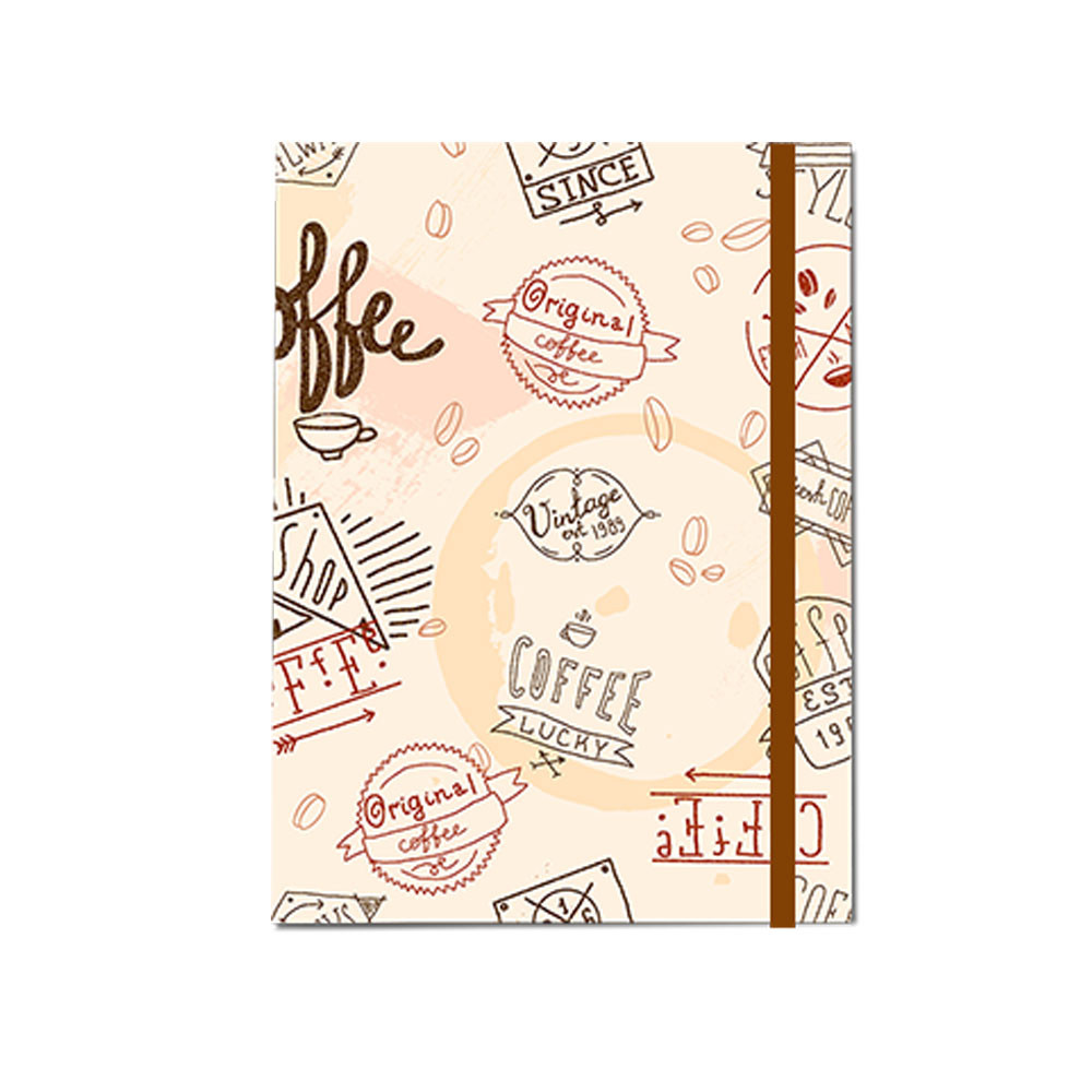 PaperClub Coffee Mania Printed Designer Hard Bound Ruled (192 Pages) Personal and Office Notebooks & Diary A5 | 53331 Just in 195 Rs.