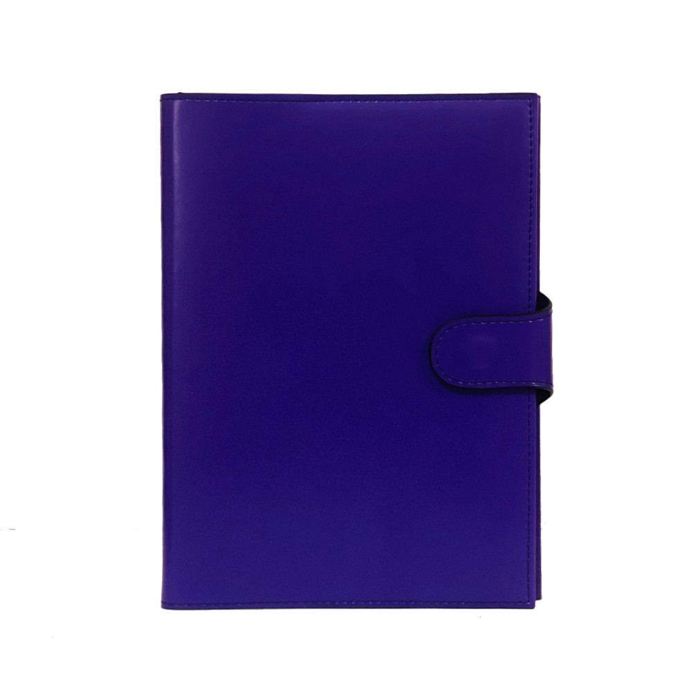 PaperClub Duel Color PU Leatherite Signature Plus Notebook with Magnetic closure and Pen Holder A5 | Refillable Jacket Notebook | Best For Personalized gifting | Pocket inside to keep Documents and Visiting Cards | Long and Durable Cover |