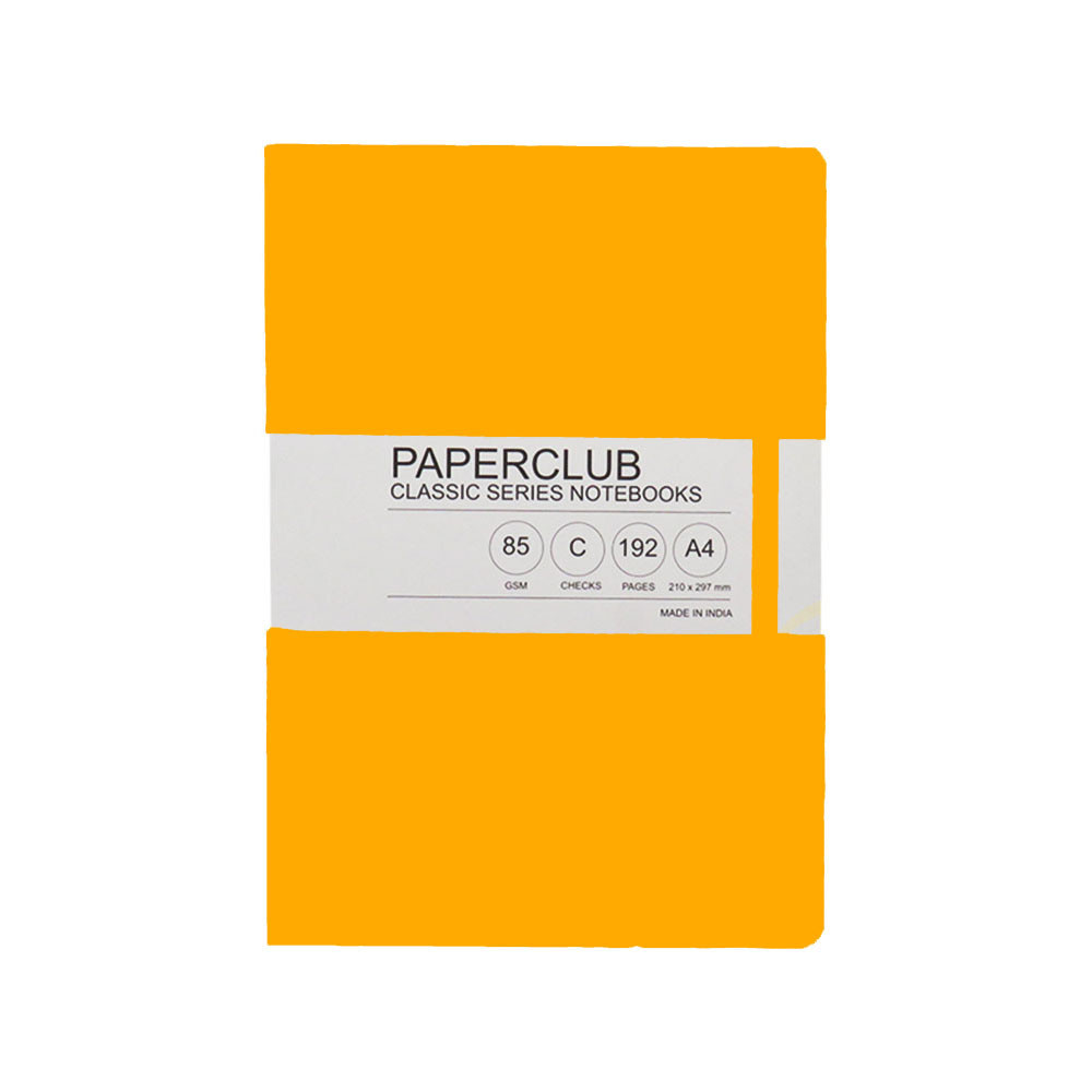 PaperClub Classic Series Notebook, A4-53313 | Ruled | Assorted Color, Board Cover, Natural White Paper, Fashionable Design
