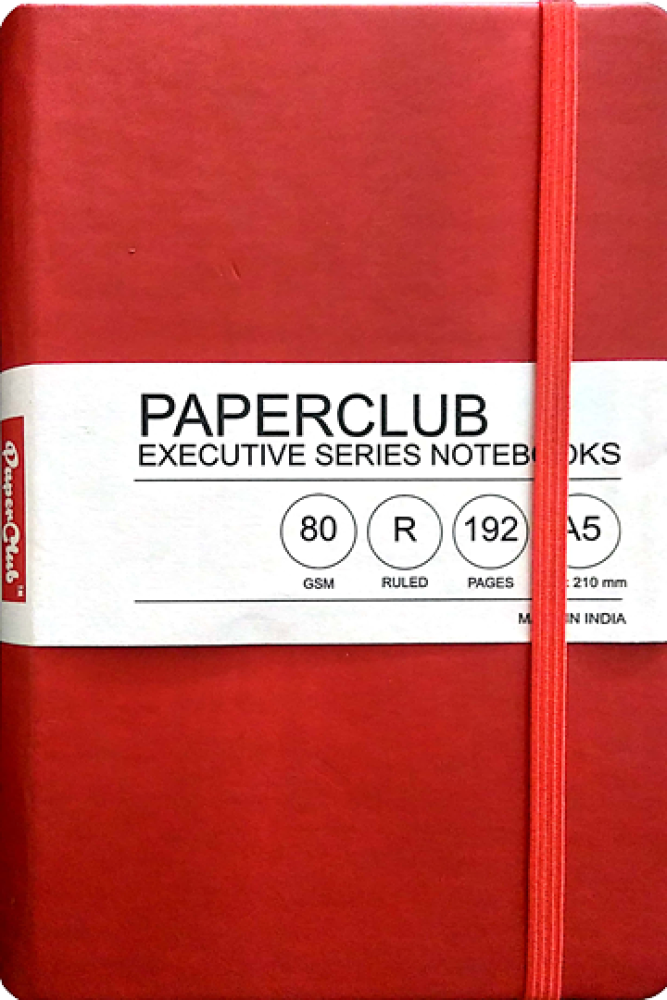 PaperClub Executive NoteBook | 53401 | A5 -192 PAGES | RULED And Plain | Executive Notebooks | Executive Diary for Daily Use| Non Dated Planner and Diary Just at 300Rs.